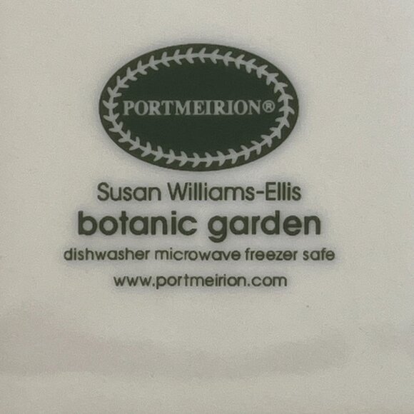 Portmeirion Botanic Garden Pansy 6.5" Square Bowl Cereal Soup Replacement Viola - Picture 13 of 13